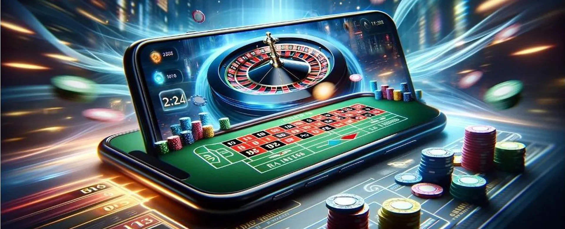 Dynamic casino environment of Nustar, showcasing the latest gaming technology